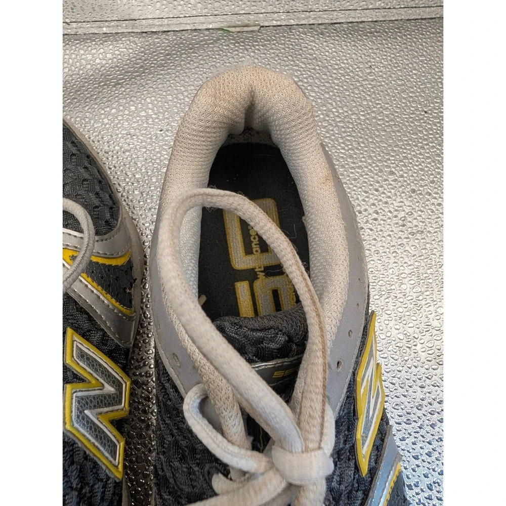 New Balance 550 Womens Grey Silver Yellow Running Shoes WR550GSY Size 8